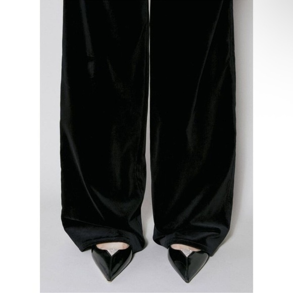 Saint Laurent | Cherish Glazed Leather Rhinestone Slingback, 30mm - Picture 11 of 16